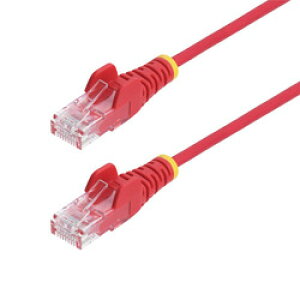 StarTech�Dcom CAT6 LAN�P�[�u��/�X����/50cm/���b�h/1Gb/100W PoE/�X�i�b�O���X(N6PAT50CMRDS) �ڈ��݌�=��