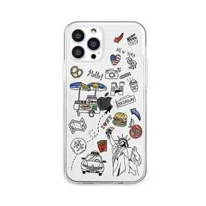 DPARKS �\�t�g�N���A�P�[�X for iPhone 13 Pro I LOVE NEWYORK(DS21185i13P) �d����݌ɕi[���[���֑Ώۏ��i]