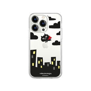 abbi FRIENDS �������C�Z���X�i �l�R�}���W���E�\�t�g�N���A�P�[�X for iPhone 14 Pro ��(ABF24241i14P) �d����݌ɕi[���[���֑Ώۏ��i]