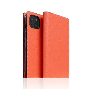 SLG Design Neon Full Grain Leather Case for iPhone 14 �R�[���� �蒠�^(SD24303i14CR) �d����݌ɕi