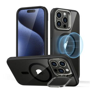 ESR Classic �X�^���h�t���n�C�u���b�h�P�[�X for iPhone 15 Pro Max �N���A�u���b�N(ES26431i15PM) �d����݌ɕi