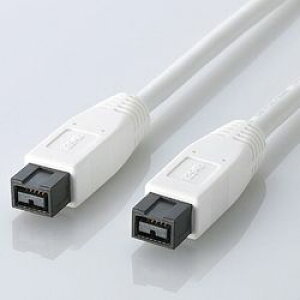�G���R�� ELECOM IEEE1394b FireWire�P�[�u�� 9pin-9pin 1.0m IE-991WH ���[�J�[�݌ɕi