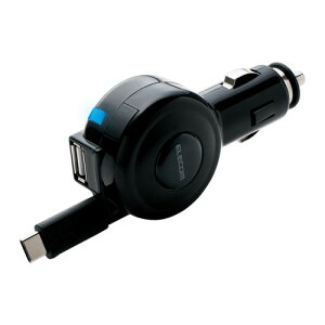 �G���R�� ELECOM �V�K�[�`���[�W���[ Type-C ���[�� USB�|�[�g�t 60cm 3A �u���b�N(MPA-CCC04BK) ���[�J�[�݌ɕi