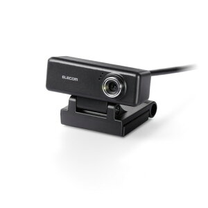 �G���R�� ELECOM PC�J���� 200����f �}�C�N���� �����׃K���X�����Y �u���b�N(UCAM-C520FBBK) ���[�J�[�݌ɕi