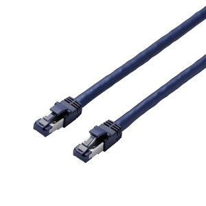 �G���R�� ELECOM LAN�P�[�u�� CAT8 �ܐ܂�h�~ 2m �u���[���^���b�N LD-OCTT BM20(LD-OCTT/BM20) ���[�J�[�݌ɕi