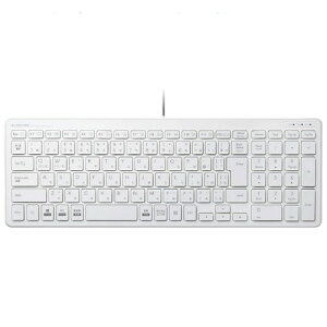 �G���R�� ELECOM �L�[�{�[�h �L�� �p���^�O���t USB ���^ �R���p�N�g TK-FCP097WH ���[�J�[�݌ɕi