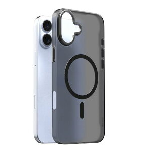 araree AERO FRAME MagSafe�Ή��P�[�X for iPhone 16 Plus �N���A�u���b�N(AR27134i16PL) �d����݌ɕi