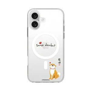 abbi FRIENDS ���΂�����MagSafe�Ή��N���A�P�[�X for iPhone 16 �U���̋C�z(ABF27218i16) �d����݌ɕi