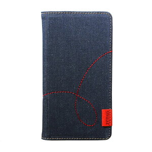 ZENUS ���@��Ή��X���C�h���}���`�P�[�X Denim Stitch Diary L�T�C�Y(Z12486) �d����݌ɕi