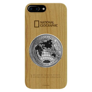 National Geographic iPhone 8 Plus/7 Plus Metal-Deco Wood Case �`�F���[�E�b�h(NG13049i8P) �d����݌ɕi