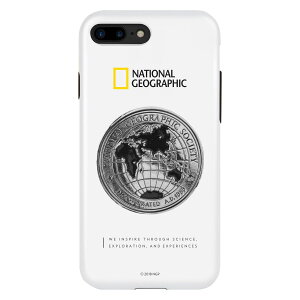 National Geographic iPhone 8 Plus/7 Plus Global Seal Metal-Deco Case �z���C�g(NG13051i8P) �d����݌ɕi