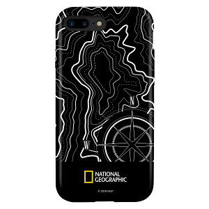 National Geographic iPhone 8 Plus/7 Plus Topography Case Double Protective �u���b�N(NG13056i8P) �d����݌ɕi