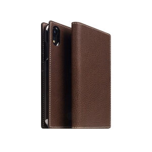 SLG Design iPhone XR Minerva Box Leather Case �u���E��(SD13683i61) �d����݌ɕi