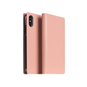 SLG Design iPhone XS Max Calf Skin Leather Diary �x�r�[�s���N(SD13738i65) �d����݌ɕi