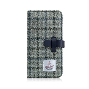 SLG Design iPhone XS Max Harris Tweed Diary �O���[×�l�C�r�[(SD13752i65) �d����݌ɕi