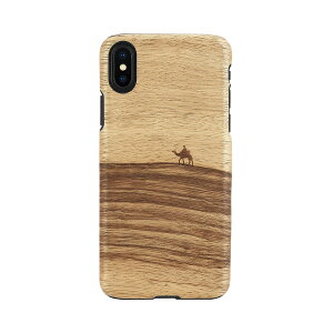 man��wood iPhone XS Max real wood case Terra(I13888i65) �d����݌ɕi[���[���֑Ώۏ��i]