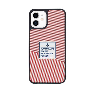 DPARKS iPhone 12 mini BLACK COVER STRIPE ���b�h(DS19779i12) �d����݌ɕi[���[���֑Ώۏ��i]