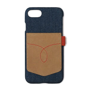 ZENUS 2020 iPhone SE/8/7 Denim VintaGe Pocket Bar(Z44578i7) �d����݌ɕi