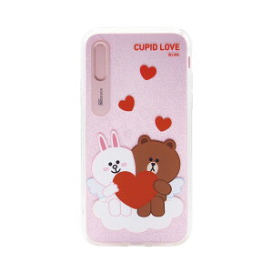 LINE FRIENDS iPhone XS Max Light UP CASE CUPID LOVE �X�E�B�[�g�n�[�g1(KCL-LCL017) �d����݌ɕi[���[���֑Ώۏ��i]