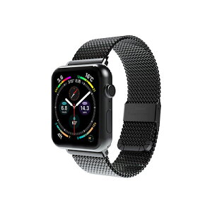 miak CLIP MESH BAND for Apple Watch 41/40/38mm �u���b�N(SMAMA-W3840BK) �d����݌ɕi[���[���֑Ώۏ��i]