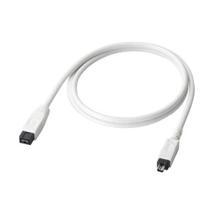 �G���R�� ELECOM IEEE1394b FireWire�P�[�u�� 9pin-4pin 1.0m IE-941WH ���[�J�[�݌ɕi