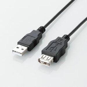 �yP5E�z�G���R�� �G�RUSB2.0�����P�[�u�� A-A���X �G�R 2m �u���b�N U2C-JE20BK(U2C-JE20BK) ���[�J�[�݌ɕi[���[���֑Ώۏ��i]