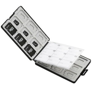�yP5E�z�G���R�� �������J�[�h�P�[�X �C���f�b�N�X�䎆 SD18��+microSD18�� �u���b�N(CMC-SDCPP36BK) ���[�J�[�݌ɕi[���[���֑Ώۏ��i]