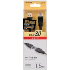 �G���R�� ELECOM USB3.0�����P�[�u��(A-A) 1.5m �u���b�N USB3-E15BK ���[�J�[�݌ɕi