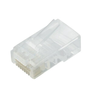 �G���R�� ELECOM RJ45�R�l�N�^ Cat5e�Ή� �P���d�l �ߐ܂�h�~�R�l�N�^ 10����(LD-RJ45T10/T) ���[�J�[�݌ɕi[���[���֑Ώۏ��i]
