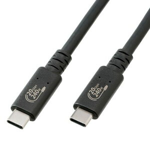 TPS USB4���� Type-CtoC�P�[�u�� 4K/240W/20Gbps 2m 1�{(USB4CC20G2) �ڈ��݌�=��