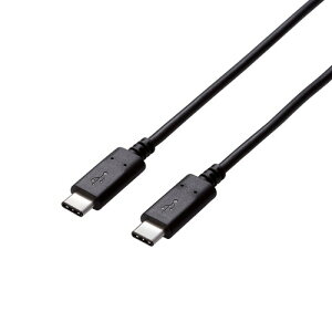 �G���R�� ELECOM USB Type C �P�[�u�� ( USB-C to C ) 3m PD 100W Chromebook �u���b�N(U2C-CC5P30NBK) ���[�J�[�݌ɕi
