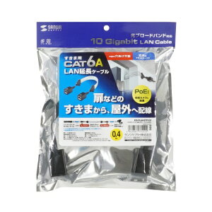 �T�����T�v���C SANWA SUPPLY �����ܗp CAT6A ����LAN�P�[�u���iPoE�Ή��j(KB-FL6ASTP-EX) ���[�J�[�݌ɕi