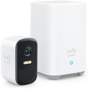 �A���J�[�W���p�� eufy(���[�t�B) ���O�J���� Security eufyCam 2C 1-Cam Kit �z���C�g 1�g(T88305D3) �ڈ��݌�=��