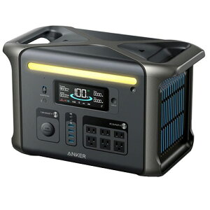 �A���J�[�W���p�� �|�[�^�u���d��ANKER Solix F1500 PortablePowerStation 1536Wh �u���b�N 1��(A1772511) �ڈ��݌�=��