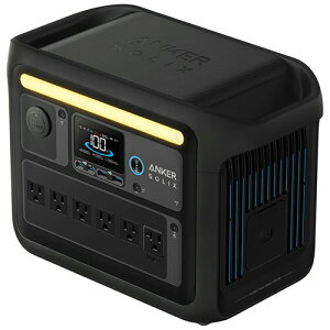 �A���J�[�W���p�� �|�[�^�u���d��ANKER Solix C1000 PortablePowerStation1056Wh �u���b�N 1��(A1761511) �ڈ��݌�=��