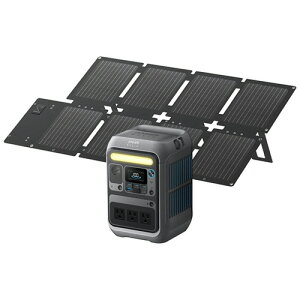 �A���J�[�W���p�� �|�[�^�u���d��+�\�[���[�p�l���Z�b�g ANKER Solix C300 with PS60 �_�[�N�O���[ 1��(B17225Z1) �ڈ��݌�=��