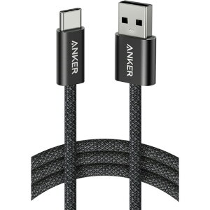 �A���J�[�W���p�� ANKER Zolo USB-C&USB-A�P�[�u�� 1.8m �u���b�N 1�{(A8052012) �ڈ��݌�=��