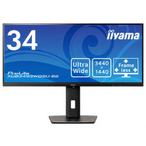 iiyama ProLite34�^ ���C�h�t���f�B�X�v���C ProLite XUB3493WQSU-B6(3440x1440/ �ڈ��݌�=��