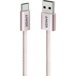 �A���J�[�W���p�� ANKER Zolo USB-C&USB-A�P�[�u�� 1.0m �s���N 1�{(A8052051) �ڈ��݌�=��