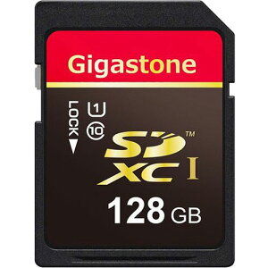 Gigastone SD�J�[�h 128GB SDXC�K�i Class10 �X�y�b�N FullHD�ʐ^�Ή�(GJSX/128U) �ڈ��݌�=��