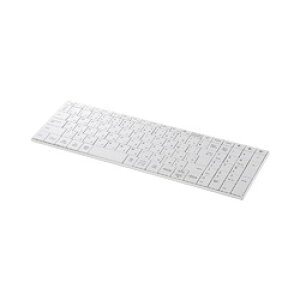 �o�b�t�@���[ BSKBB320WH Bluetooth5.0�Ή� �R���p�N�g�L�[�{�[�h �z���C�g �ڈ��݌�=��