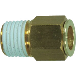 ���c�ʏ� ��p���z�Ǘp�^�b�`�R�l�N�^�[�t�WV�^�C�v���C���R�l�N�^�[(����) 10mm�ER1/4 1��(10-02M-V) �ڈ��݌�=��