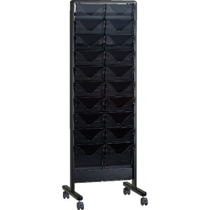TRUSCO �p���t���b�g�X�^���h A4�T�C�Y�Ή� ����2��10�i 542×456×1556mm �u���b�N 1��(TAP210S-BK) �ڈ��݌�=��