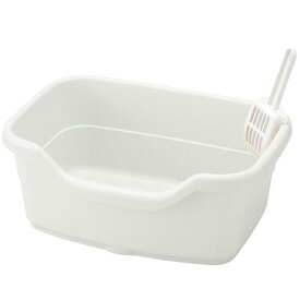 リッチェル ラプレ ネコトイレ深型 40 ホワイト 1個(566711) 目安在庫=○