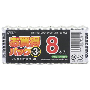 �I�[���d�@ �}���K�����d�r �P3�` 1�p�b�N(8�{)(R6P-UM3/1.5V 8P) �ڈ��݌�=��