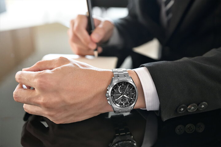 楽天市場】シチズン CITIZEN アテッサ ATTESA エコドライブ電波時計 