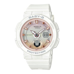 Baby-G �x�r�[G BGA-250-7A2JF �J�V�I CASIO �r�[�`�g���x���[�V���[�Y �� �z���C�g ���F �O���f�[�V���� �h�� ���f�B�[�X �r���v