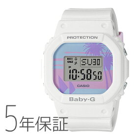 Baby-G ベビーG BGD-560BC-7JF カシオ CASIO 80’s Beach Colors デジタル 白 ホワイト 四角 腕時計 レディース