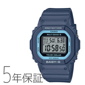 BABY-G ベビーG 電波ソーラー スクエア 黒 水色 BGD-5650-2JF CASIO カシオ 腕時計