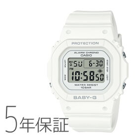 Baby-G ベビーG デジタル ホワイト 小型 薄型 BGD-565U-7JF CASIO カシオ 腕時計 レディース